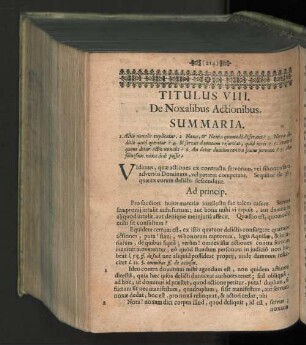 Titulus VIII. De noxalibus actionibus.