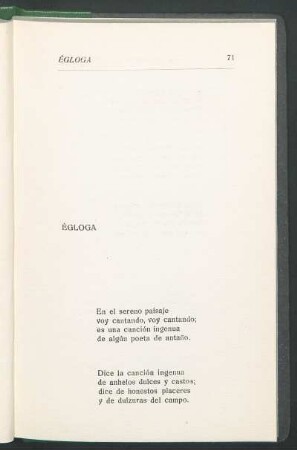 Égloga