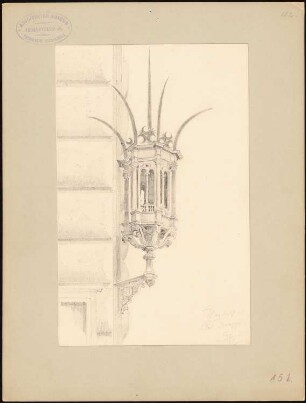 Palazzo Strozzi, Florenz: Laterne