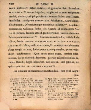 De actiacis Capitolinis aliisque agonibus imperatorum Romanorum praefatus