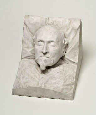 Herzog Ernst II. von Sachsen-Coburg ud Gotha (1818-1893) auf dem Totenbett, Abformung der Totenmaske