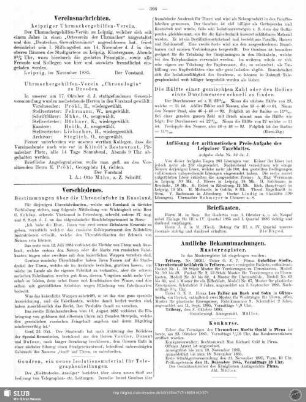 Auflösung der arithmetischen Preisaufgabe des Leipziger Tageblattes
