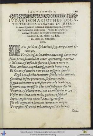 Iudas ischariothes oblatis