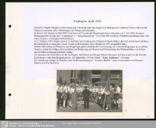 Neubeginn nach 1945
