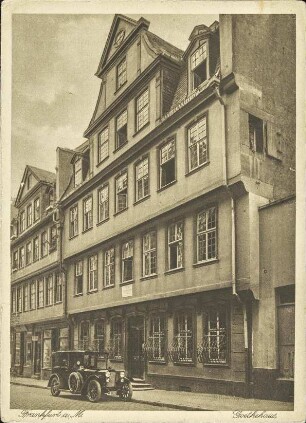 Frankfurt a. M. - Goethehaus.