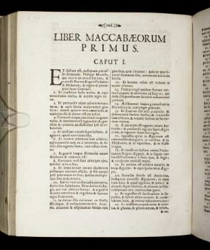 Liber Maccabæorum Primus.