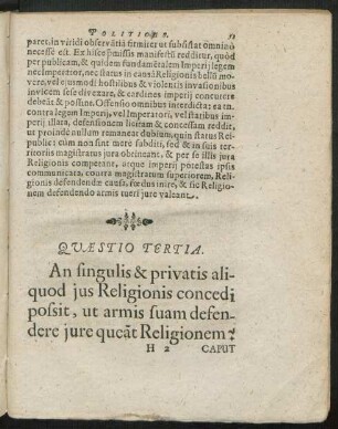Quaestio Tertia.