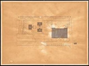 Verwaltungsgebäude der Zellstoff-Fabrik Waldhof, Tilsit: Lageplan 1:400