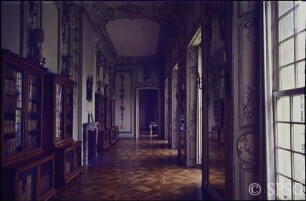 Berlin, Schloss Charlottenburg, Neuer Flügel, Bibliothek, R. 354, Blick in den Raum.