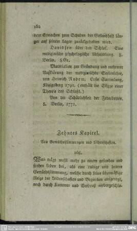 Zehntes Kapitel. Von Gemüthsstimmungen und Leidenschaften