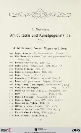 Antiquitäten und Kunstgegenstände (Nr. 199-565)