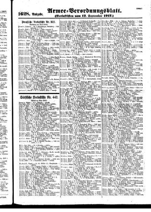 1628. Ausgabe. Montag, 17. September 1917
