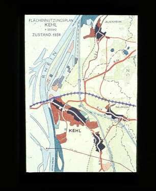 Kehl, Flächennutzungsplan 1954