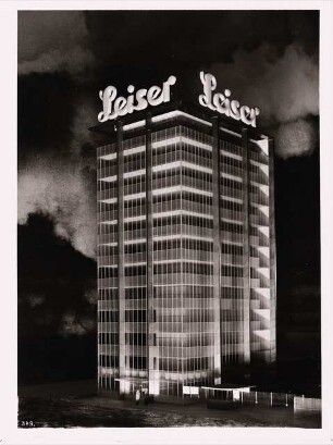 Schuhhaus Leiser, Berlin: Modellansicht
