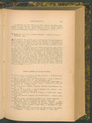 Libros recibidos en el mes de junio