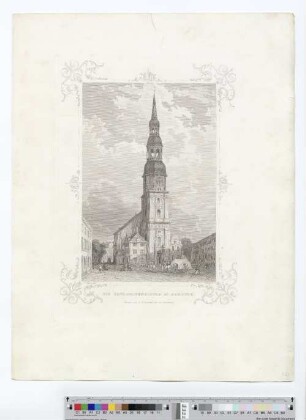 Die Catharinenkirche In Hamburg.