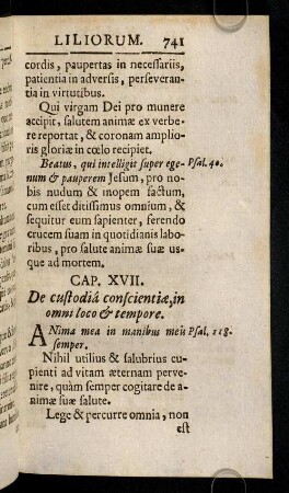 741-746, Caput XVII
