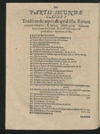 Caput I. Traditur de aquis & quid illae.
