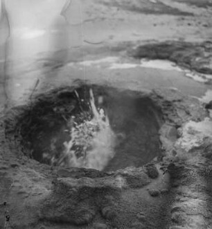 Heiße Quelle : Blick auf eine heiße Quelle