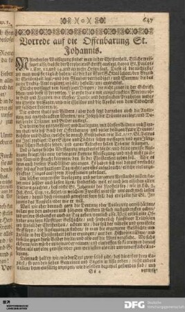 Die Offenbarung St. Johannis des [...] Theologi [...].