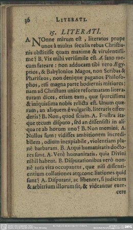 15. Literati