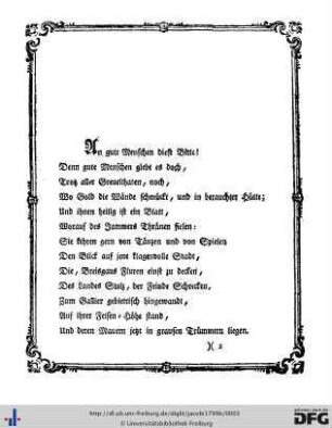Bitte an gute Menschen