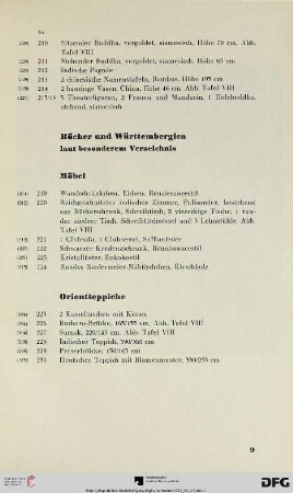 Möbel (Nr. 219-224)