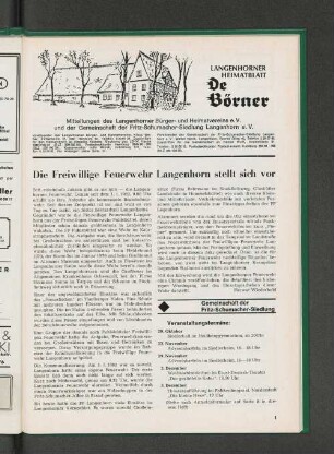 Die freiwillige Feuerwehr Langenhorn stellt sich vor