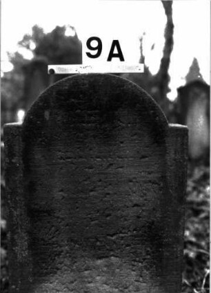 Grabstein A I/10/9A