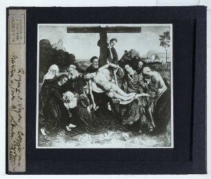 unbekannt (nach Rogier v.d.W.), Kreuzabnahme (unbekannt, unidentifiziert),Cleve (nach Rogier v.d.W.), Kreuzabnahme (Philadelphia MoA/Johnson 373)