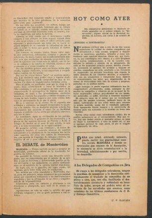 "El debate", de Montevideo