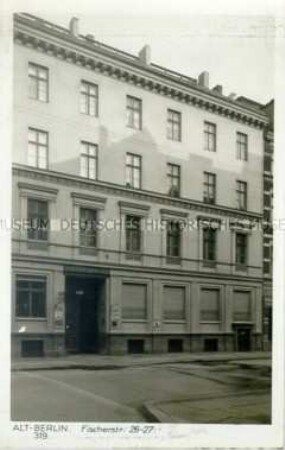 Ansicht des Hauses Fischerstraße 26-27 in Berlin