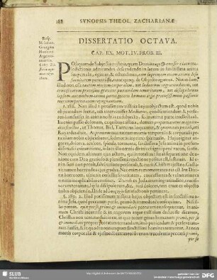 Dissertatio Octava