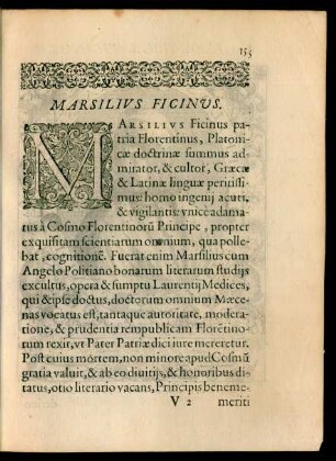 Marsilius Ficinus.