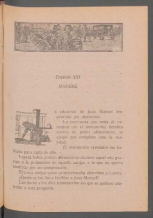 Capítulo XXI - Hambre