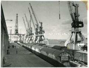 Im Rostocker Überseehafen