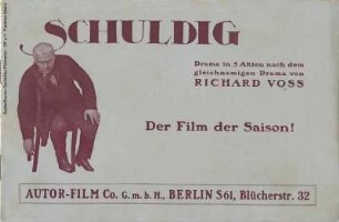 Filmprogramm von "Schuldig"