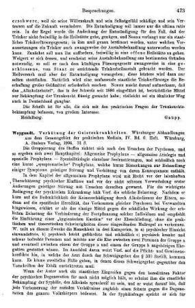 473-474, Weygandt, Verhütung der Geisteskrankheiten, 1904