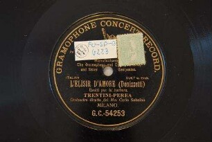 L'elisir d'amore : Esulti pur la barbara / (Donizetti)