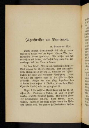 34-46, Jägerstreifen am Damenweg