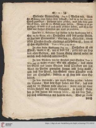 Siebende Anmerckung
