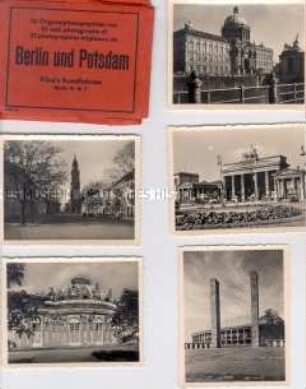 Foto-Mappe mit 25 Ansichten von Berlin und Umgebung