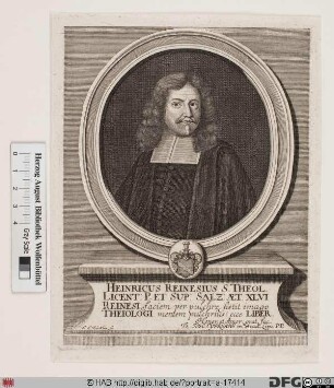 Bildnis Heinrich Reinesius