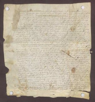 Instrumentum cautionis des Grafen Ferdinand Anton von Hohenzollern.