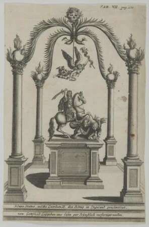 Bildnis des Carolum II. den König in Engeland