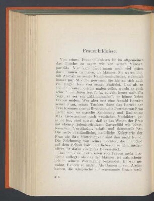 Frauenbildnisse