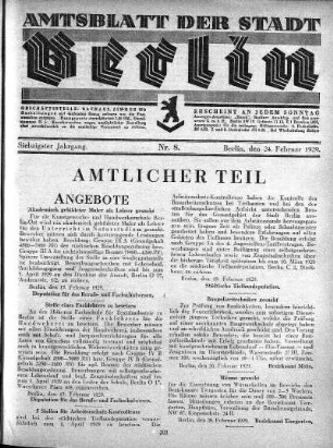 1929,8: Nr. 8, 24. Februar 1929