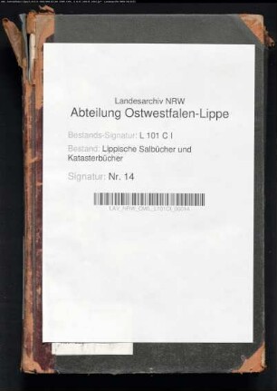 Salbuch der Stadt Detmold von 1854, Bd. 3 (Duplikat)
