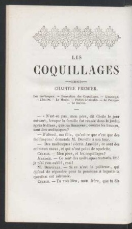 Les coquillages