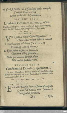 Psalmus CXVIII. Cinsitemini Domino, quoniam